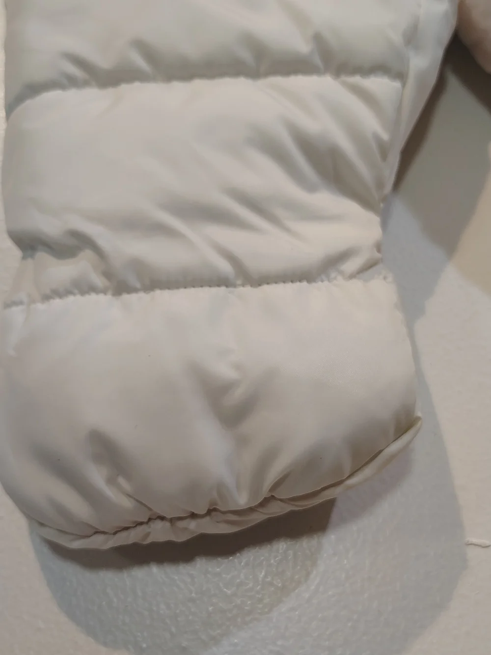 Nike Snowsuit Baby 12 Months White One Piece Fleece Lined Bunting Puffer Hooded